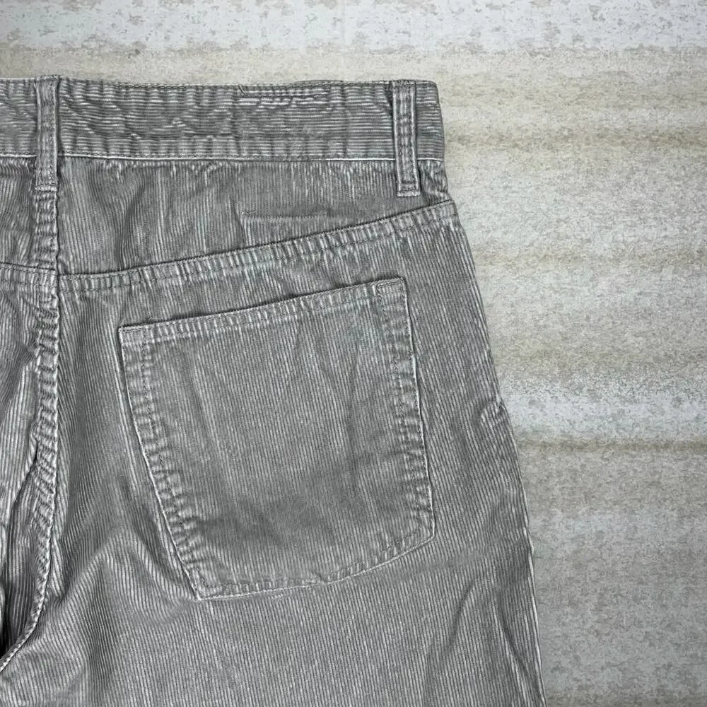 Vintage Y2K Merona Corduroy Pants 34x30 Baggy Wide Leg Fit Light Tan Cotton